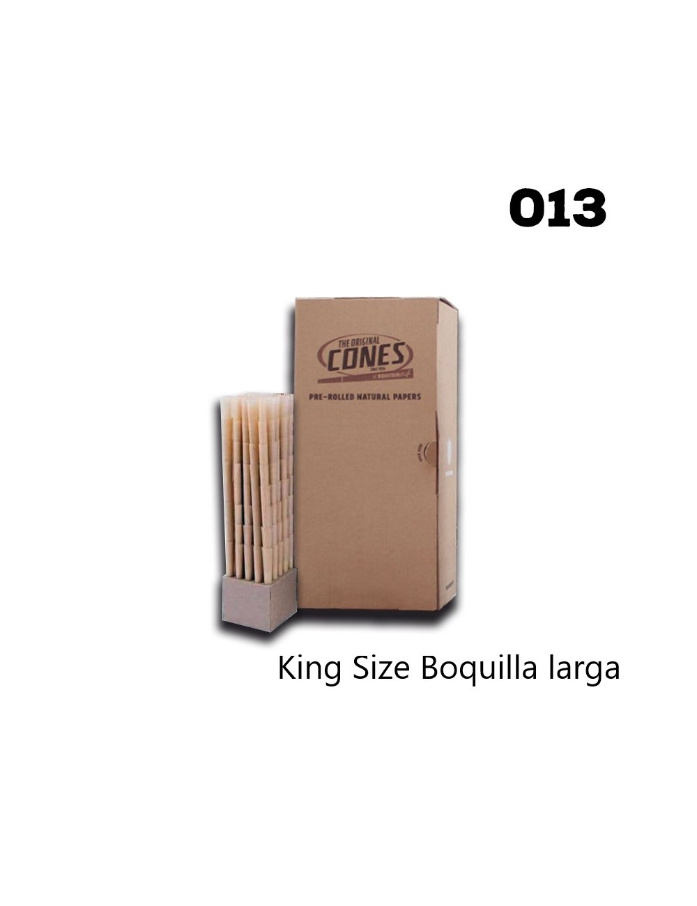 Cones 1,3g Papel Brown Caja (0013) (800uds) (Cones) Cones 1,3g Papel Brown Caja (0013) (800uds) (Cones)