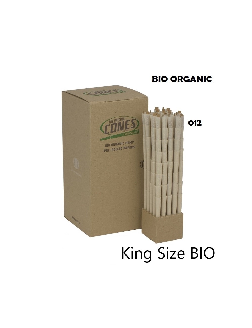 Cones BOH Papel Bio Organic Hemp (0012) (1.000uds) (Cones) Cones BOH Papel Bio Organic Hemp (0012) (1.000uds) (Cones)