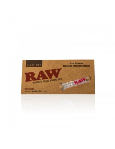 Boquillas Cristal Redonda Mouthpiece 6x35mm (Raw)