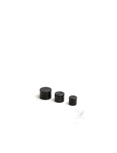 Grinder Metal de Luxe 4 Partes 50mm (Negro) con Polinizador