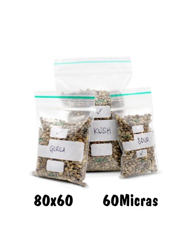 Bolsa Zip 80x60mm (1.000uds) escritura