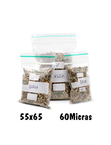 Bolsa Zip 55x65mm (1.000uds) escritura