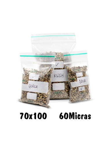 Bolsa Zip 70x100mm (1.000uds) escritura