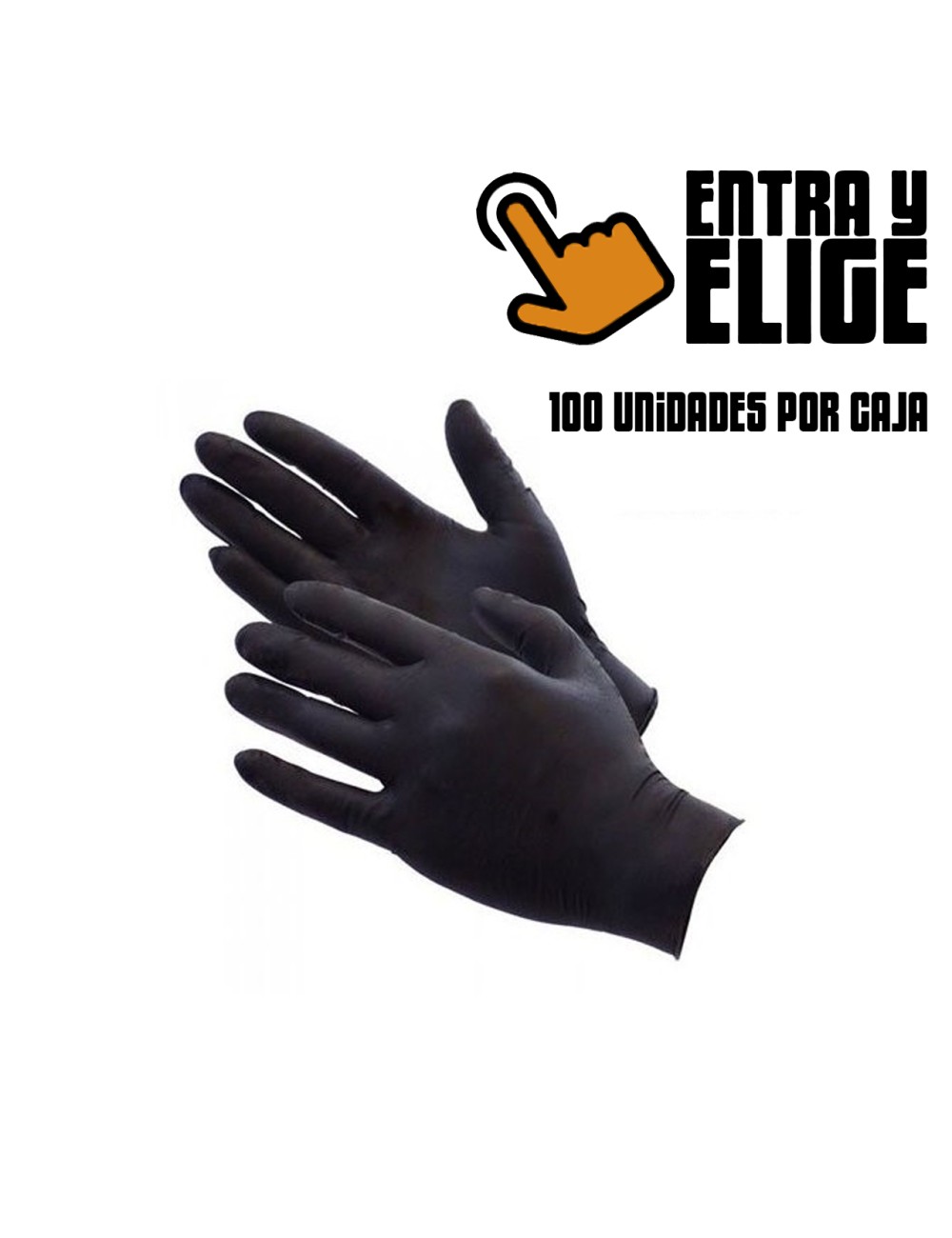 Guantes de Nitrilo lisos (100uds) Guantes de Nitrilo lisos (100uds)