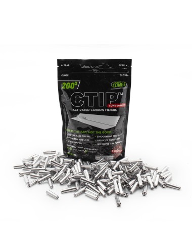 Filtros Carbón Aluminio CTIP Bolsa (200uds) (Cones)