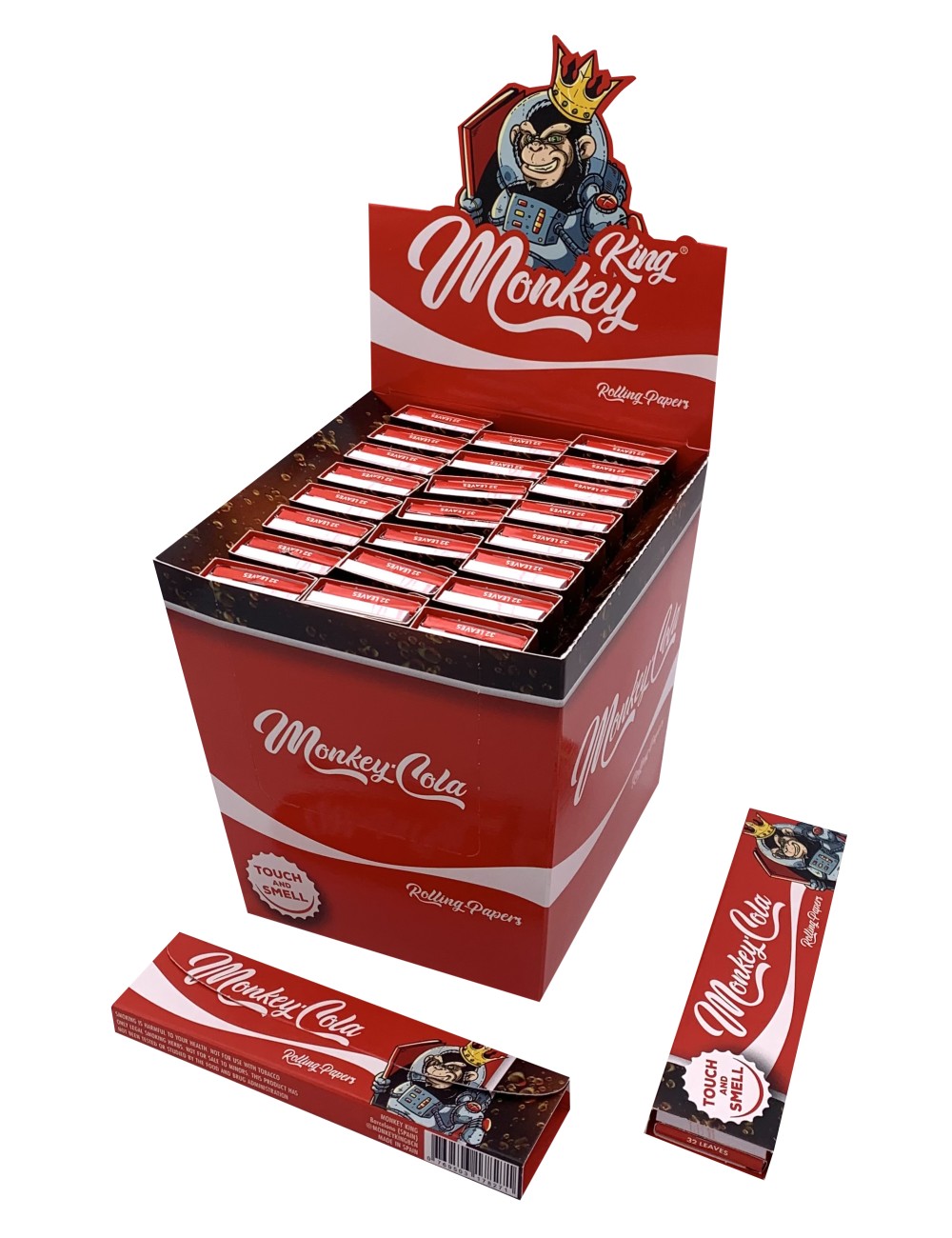 Papel Monkey King Size + Tips - PACK Cola (24 Libritos) Papel Monkey King Size + Tips - PACK Cola (24 Libritos)