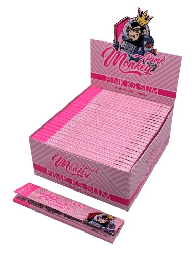 Papel Monkey King Size Pink (50 Libritos)