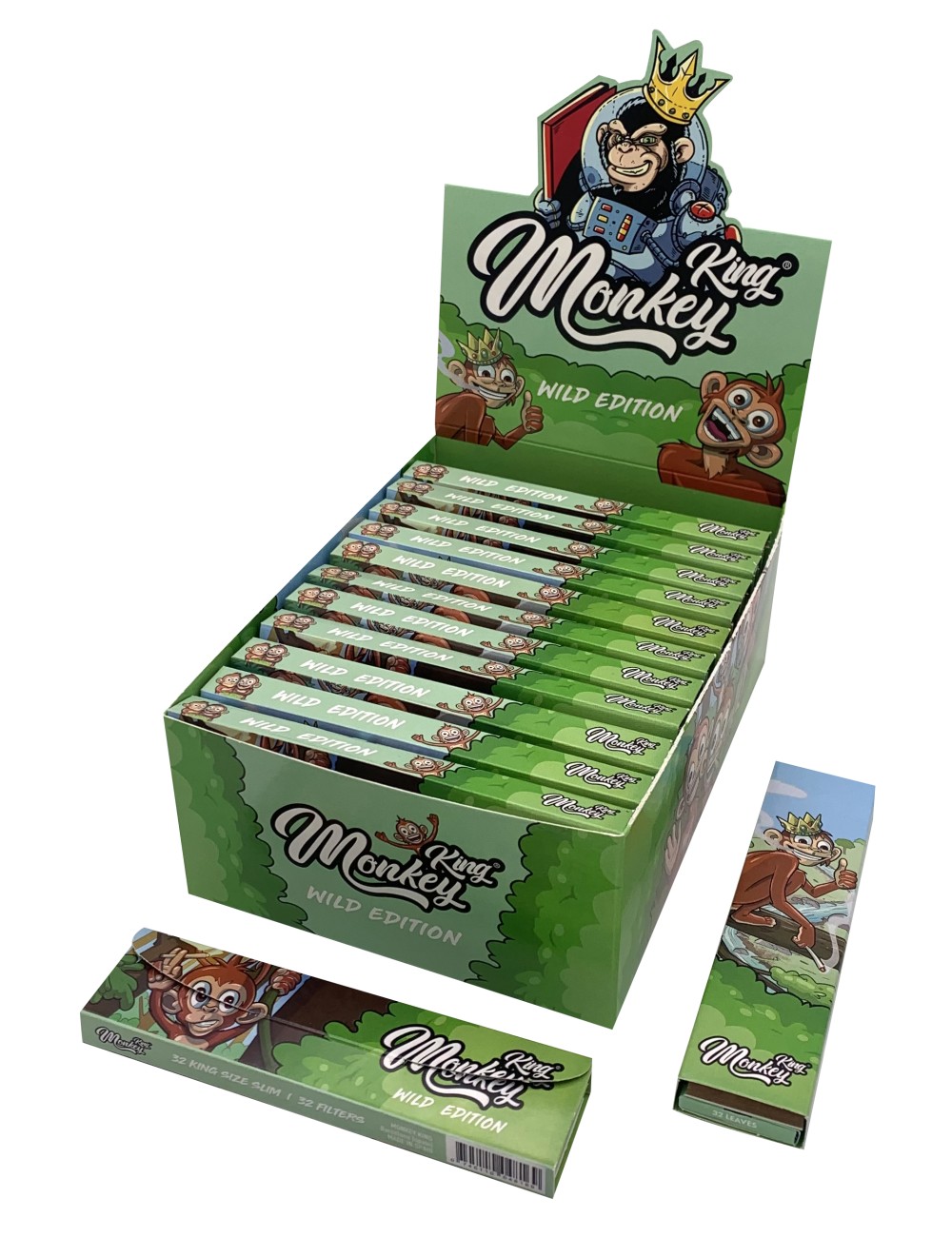 Papel Monkey King Size + Tips Wild Edition (24 Libritos) Papel Monkey King Size + Tips Wild Edition (24 Libritos)