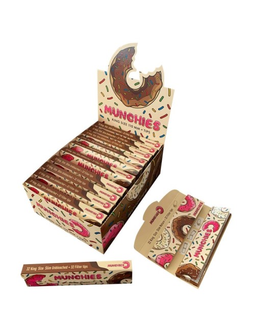 Papel Monkey King Size + Tips Munchies (24 Libritos)