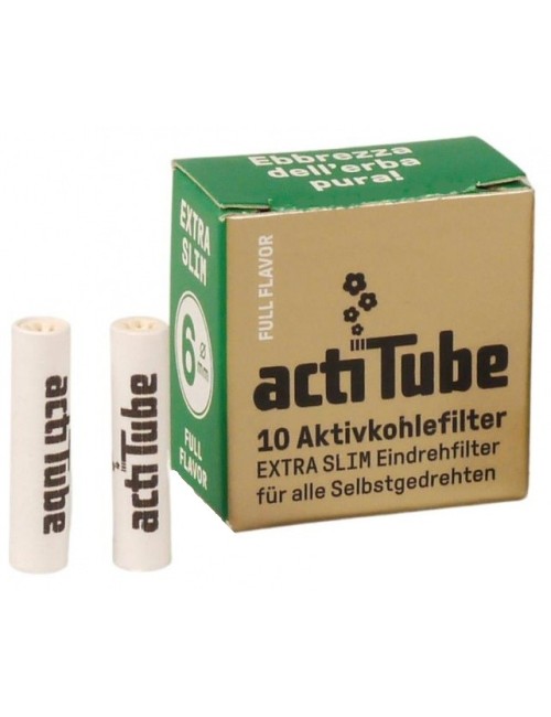 Filtros Carbón Tune Xtra-Slim 0.6mm (Caja 50uds) (ActiTube)