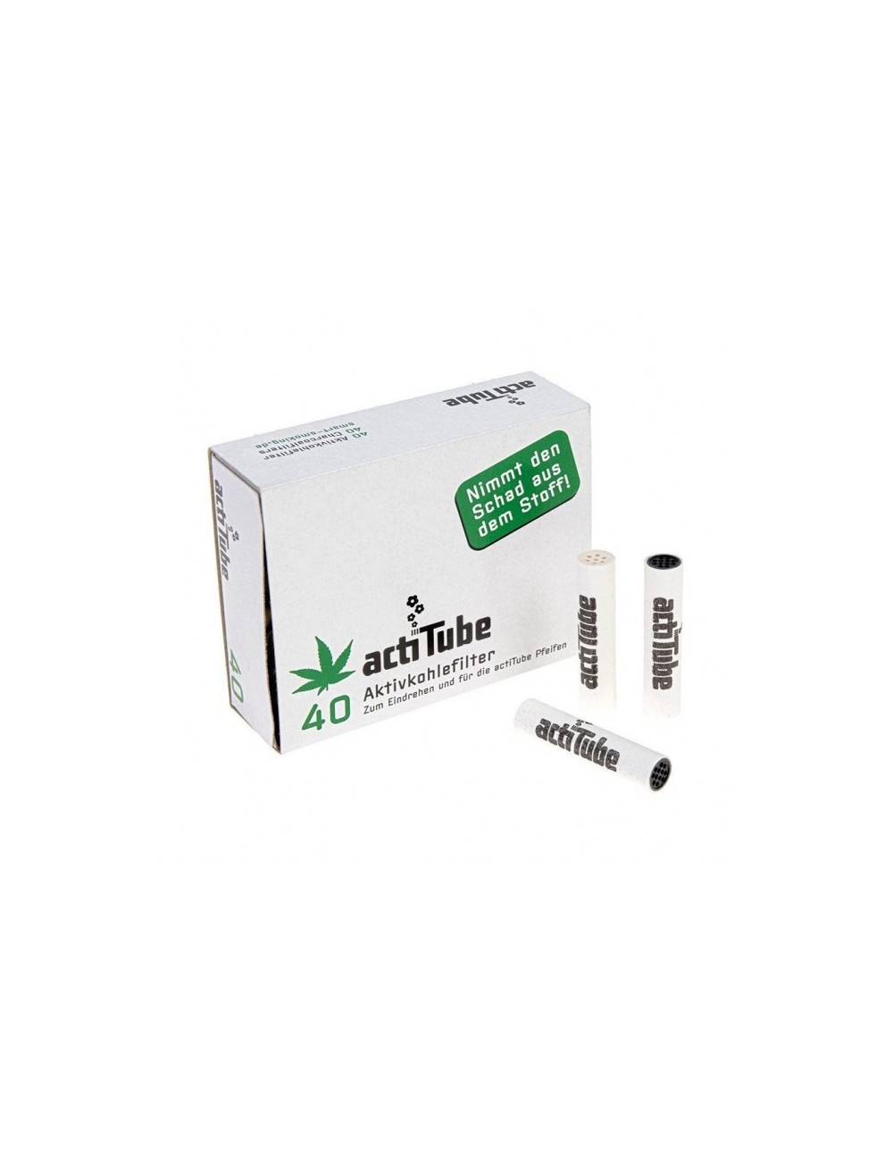Filtros Carbón Tune Regular 0.8mm (Caja 40uds) (ActiTube)