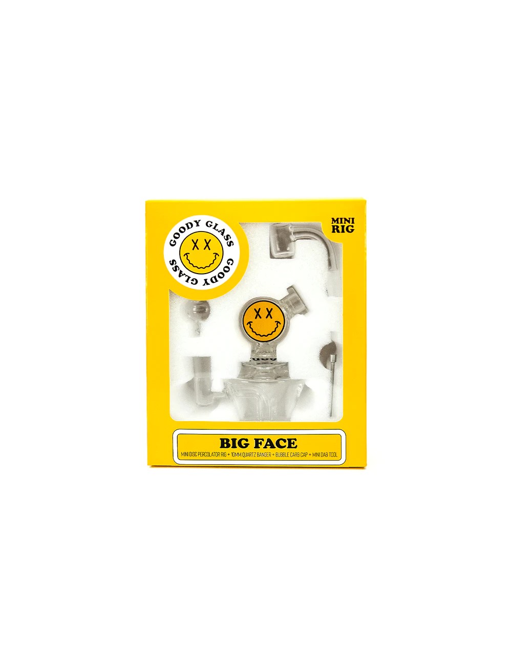Pipa Cristal Mini Kit 4 Piezas (Goody Glass) Pipa Cristal Mini Kit 4 Piezas (Goody Glass)
