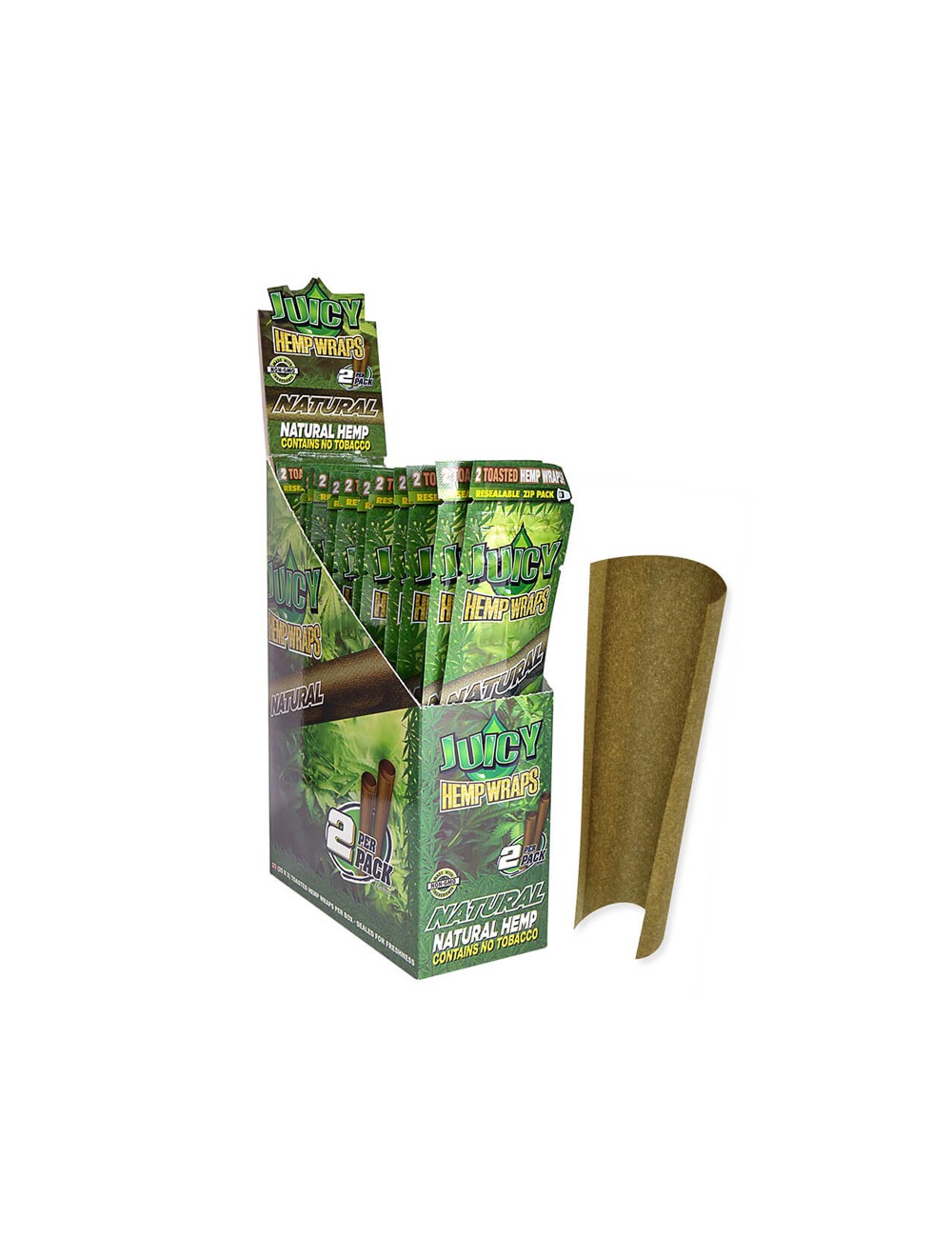 Papel Sabores (Juicy Hemp Wraps) Original (Hemp) (2x25)