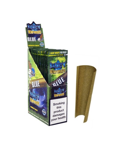 Papel Sabores (Juicy Hemp Wraps) Blue (Mora) (2x25)