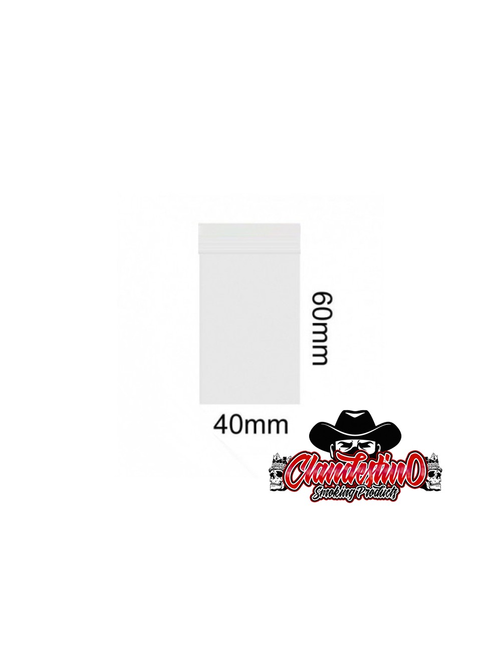 Bolsa Zip 40X60mm x 0,9mic (1.000uds) (Clandestino)