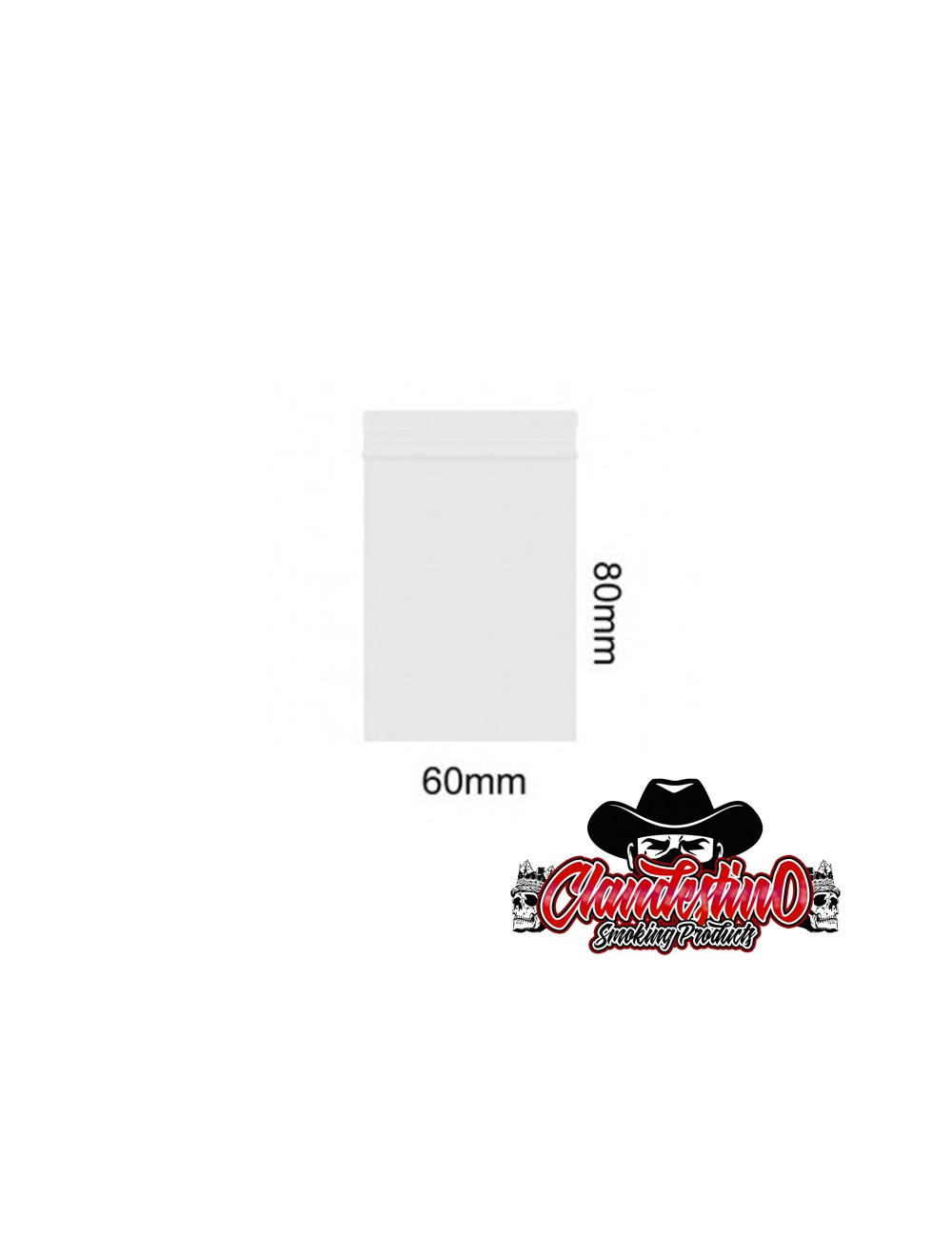 Bolsa Zip 60x80mm x 0,9mic (1.000uds) (Clandestino) Bolsa Zip 60x80mm x 0,9mic (1.000uds) (Clandestino)