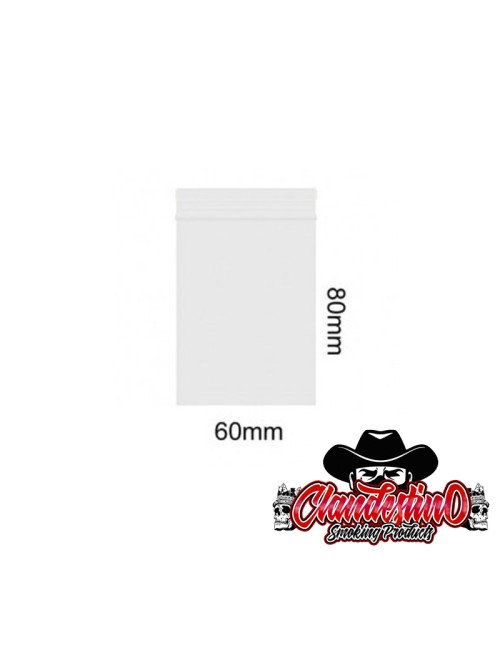 Bolsa Zip 60x80mm x 0,9mic (1.000uds) (Clandestino)