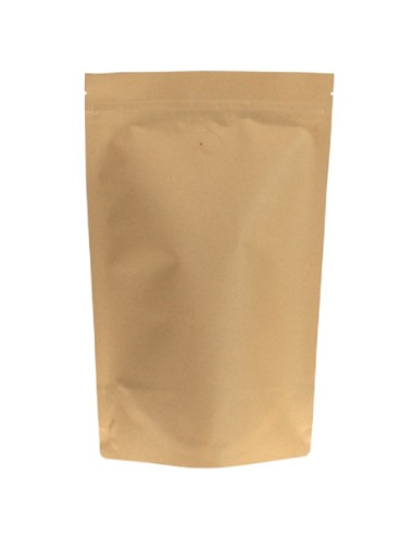 Bolsa Zip Mylar Kraft /Transparente  (50uds)