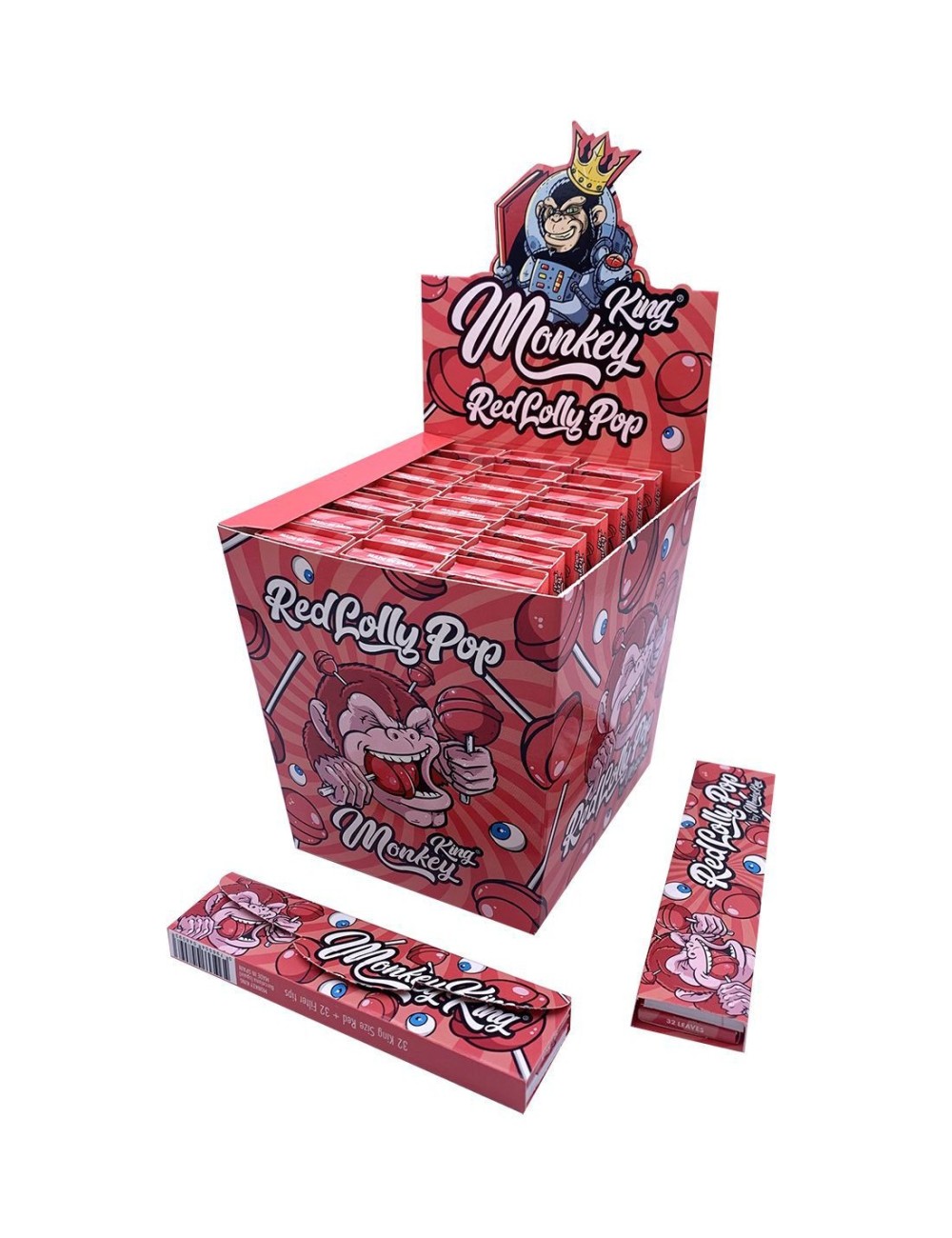 Papel Monkey King Size + Tips - PACK LolliPop (24 Libritos) Papel Monkey King Size + Tips - PACK LolliPop (24 Libritos)