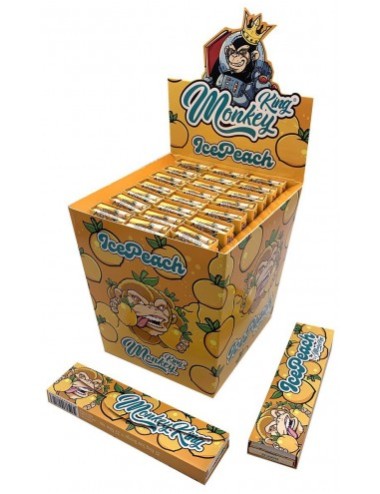 Papel Monkey King Size + Tips - PACK Peach (24 Libritos)