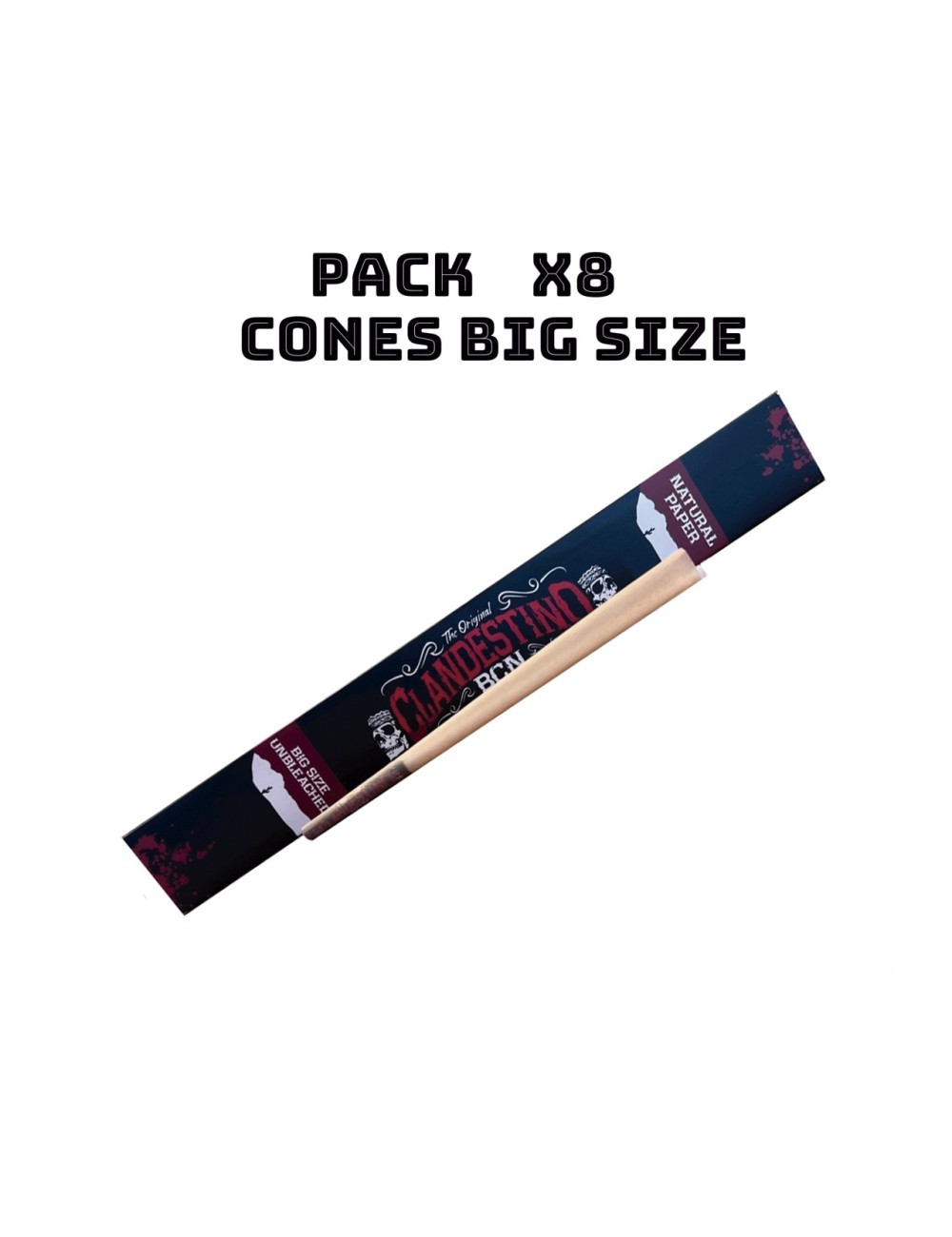 Conos Big Size Unbleached (8uds) (Clandestino) Conos Big Size Unbleached (8uds) (Clandestino)