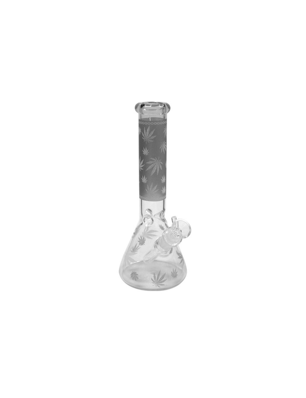 Bong Cristal 32cm Cylinder Ice Hoja Fluorescente Bong Cristal 32cm Cylinder Ice Hoja Fluorescente