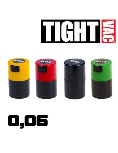 Bote Hermético Negro 0,06L unidad (Tightvac)