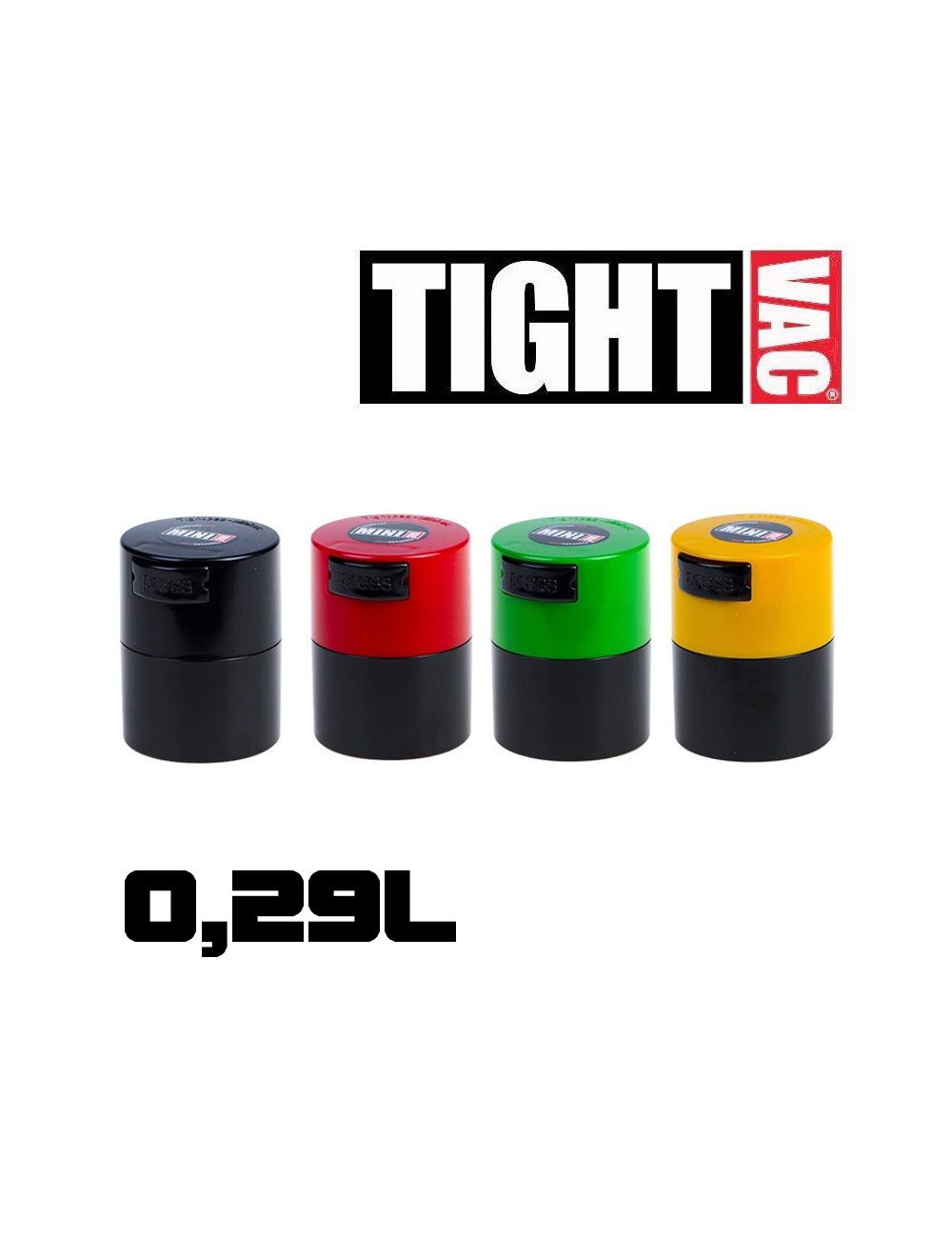 Bote Hermético Negro 0,29 unidad (Tightvac) Bote Hermético Negro 0,29 unidad (Tightvac)
