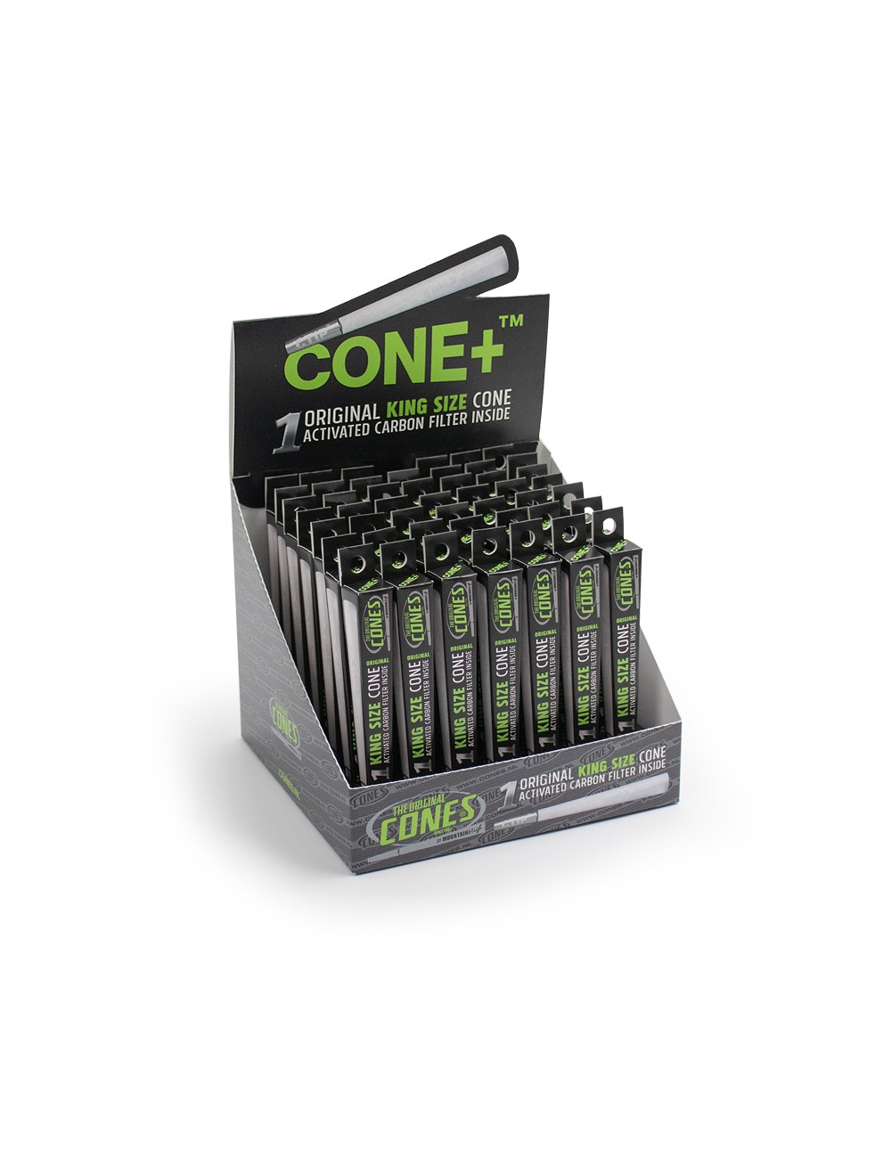 Cones 1,3g King Size blanco con CTIP Display (48uds) (Cones) Cones 1,3g King Size blanco con CTIP Display (48uds) (Cones)