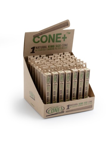 Cones 1,3g Natural King Size con CTIP Display (48uds) (Cones)
