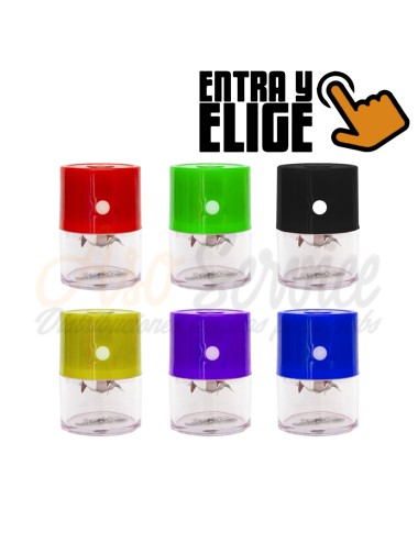 Grinder Eléctrico Grinda Matic Negro (Super Smoker)