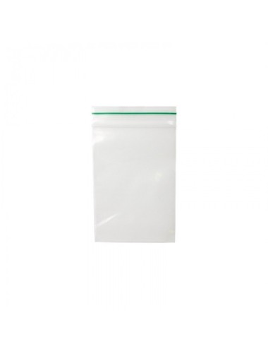 Bolsa Zip 70x100mm 0.6 mic linia verde (1.000uds)