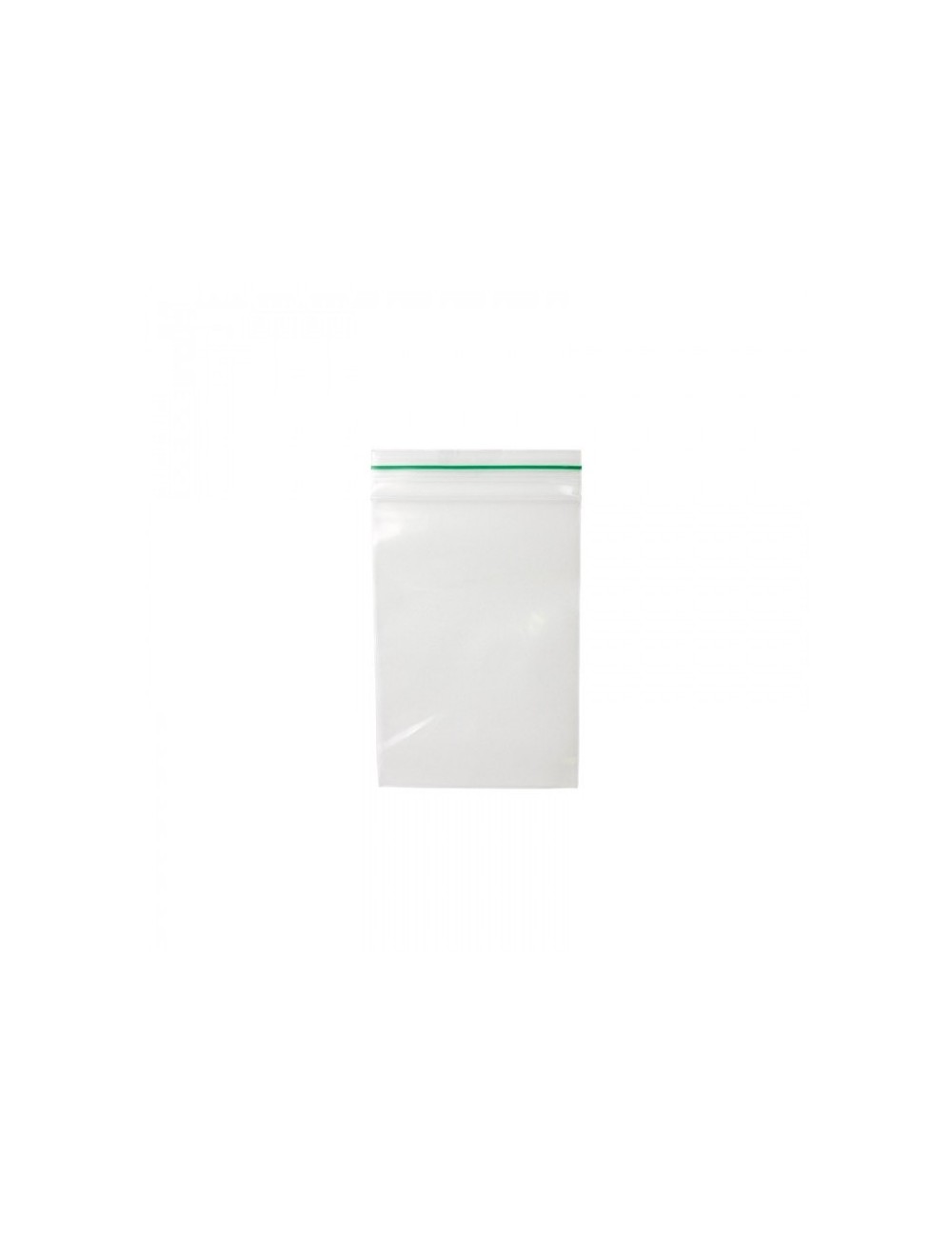Bolsa Zip 70x100mm 0.6 mic linia verde (1.000uds) Bolsa Zip 70x100mm 0.6 mic linia verde (1.000uds)