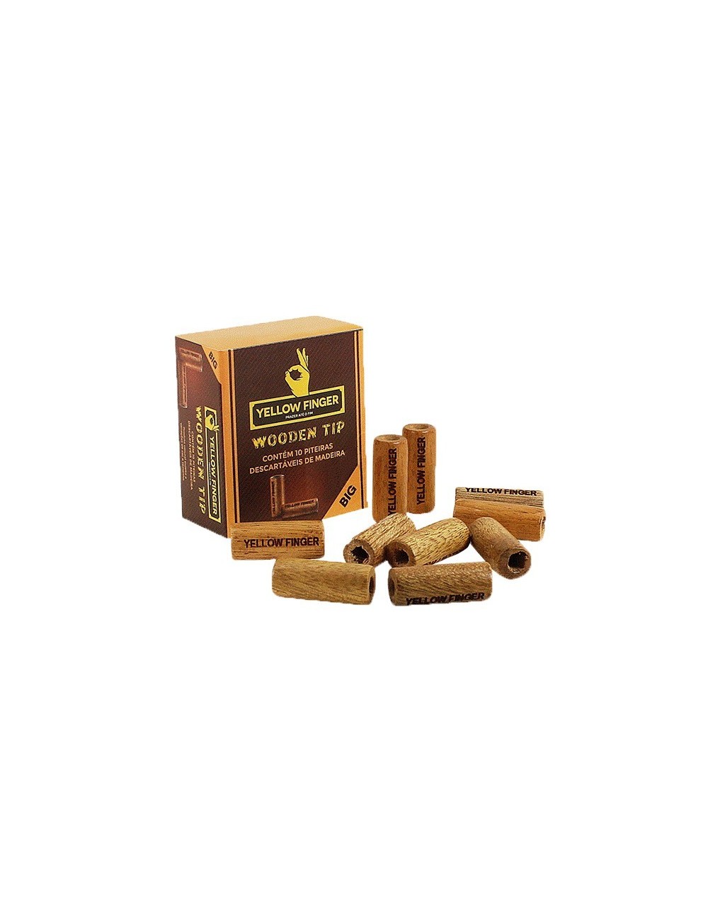 Boquillas Madera Big (10uds) (Santello) Boquillas Madera Big (10uds) (Santello)