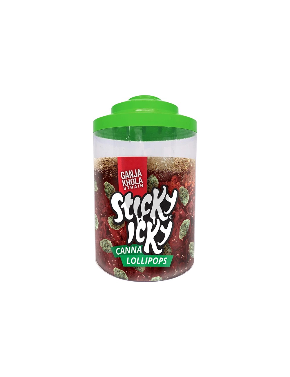 Chups Ghanja Kola 70 unidades (Sticky Icky) Chups Ghanja Kola 70 unidades (Sticky Icky)