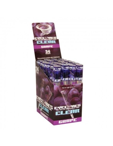 Cyclones clear Grape ( Uva ) 24 unidades