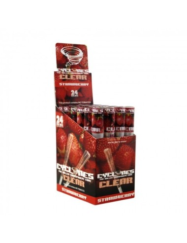 Cyclones clear Strawberry ( Fresa ) 24 unidades