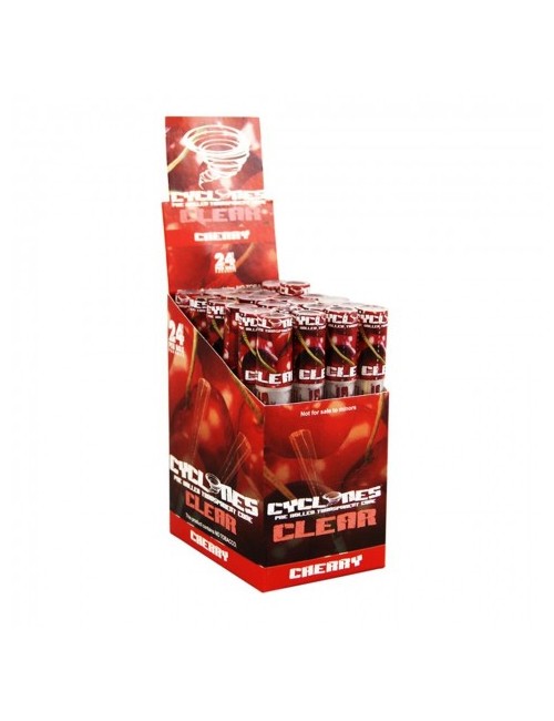 Cyclones clear Cherry ( Cereza ) 24 unidades