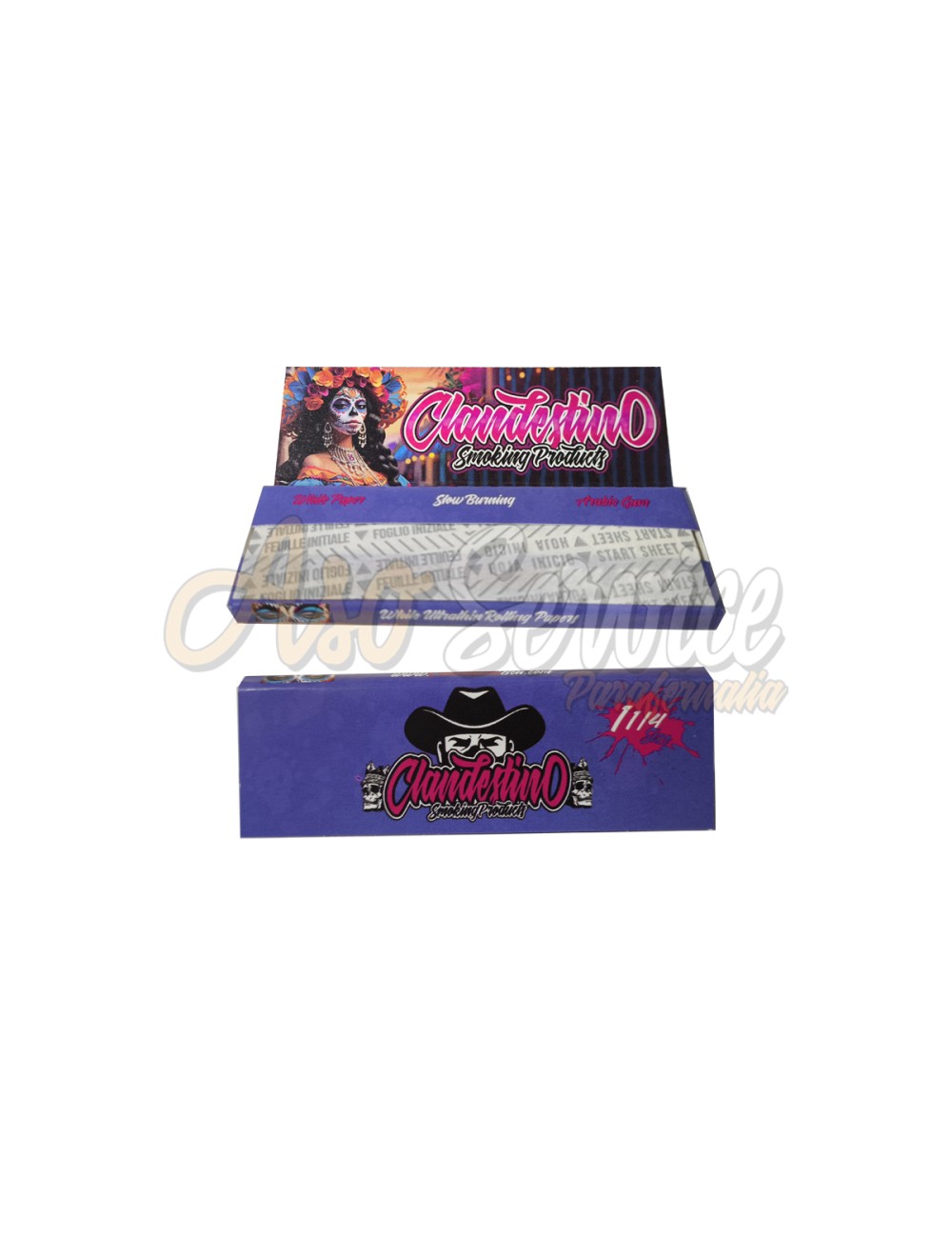Papel 1 1/4 CLASSIC White librito (Clandestino) Papel 1 1/4 CLASSIC White librito (Clandestino)