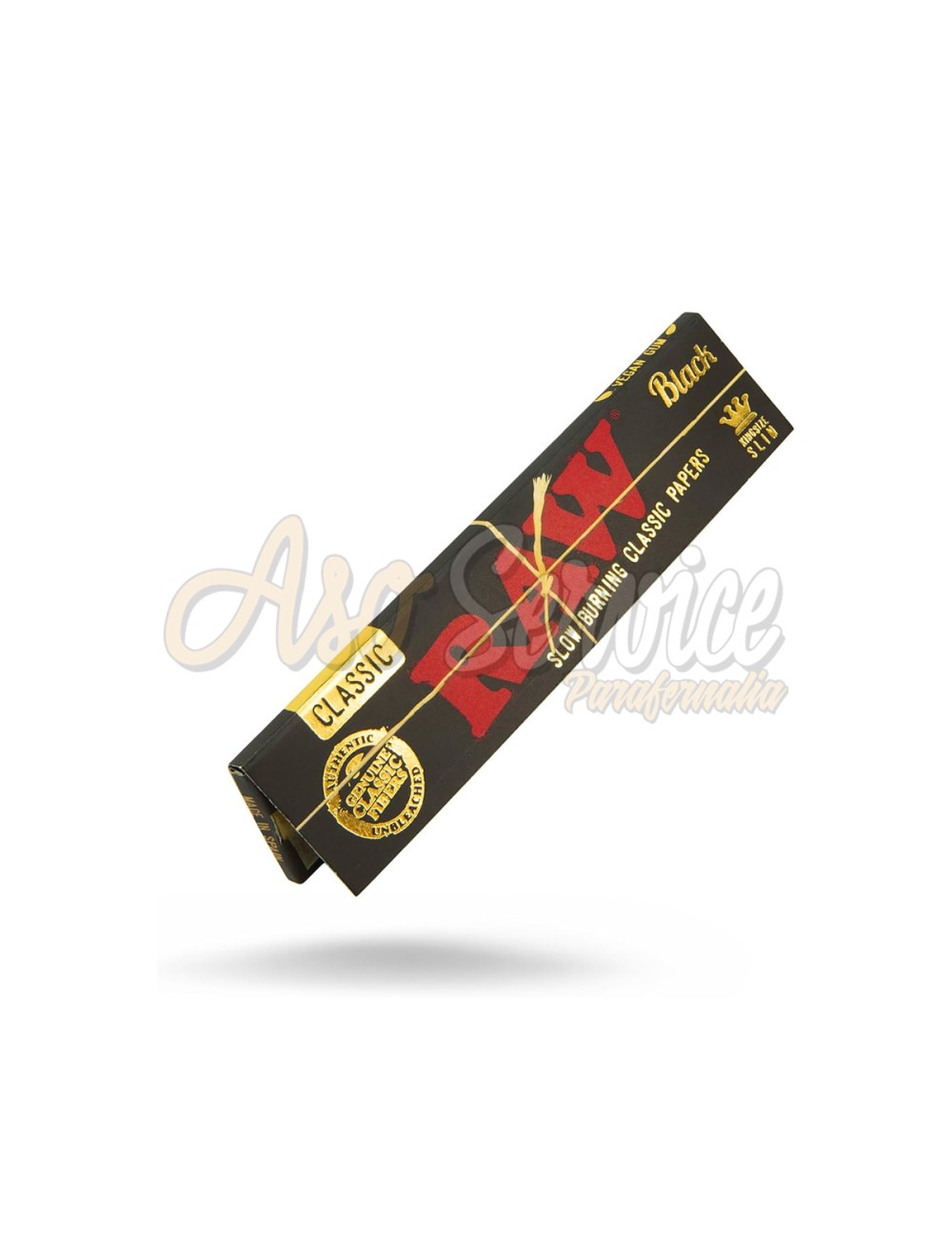 Papel Black King Size Slim librito (Raw) Papel Black King Size Slim librito (Raw)