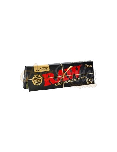 Papel Black 1 1/4 librito (Raw)