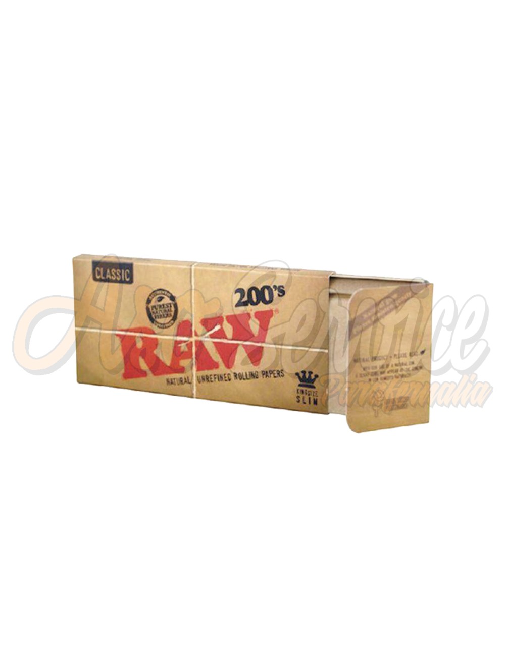 Papel King Size Slim 200 Papeles librito (Raw)