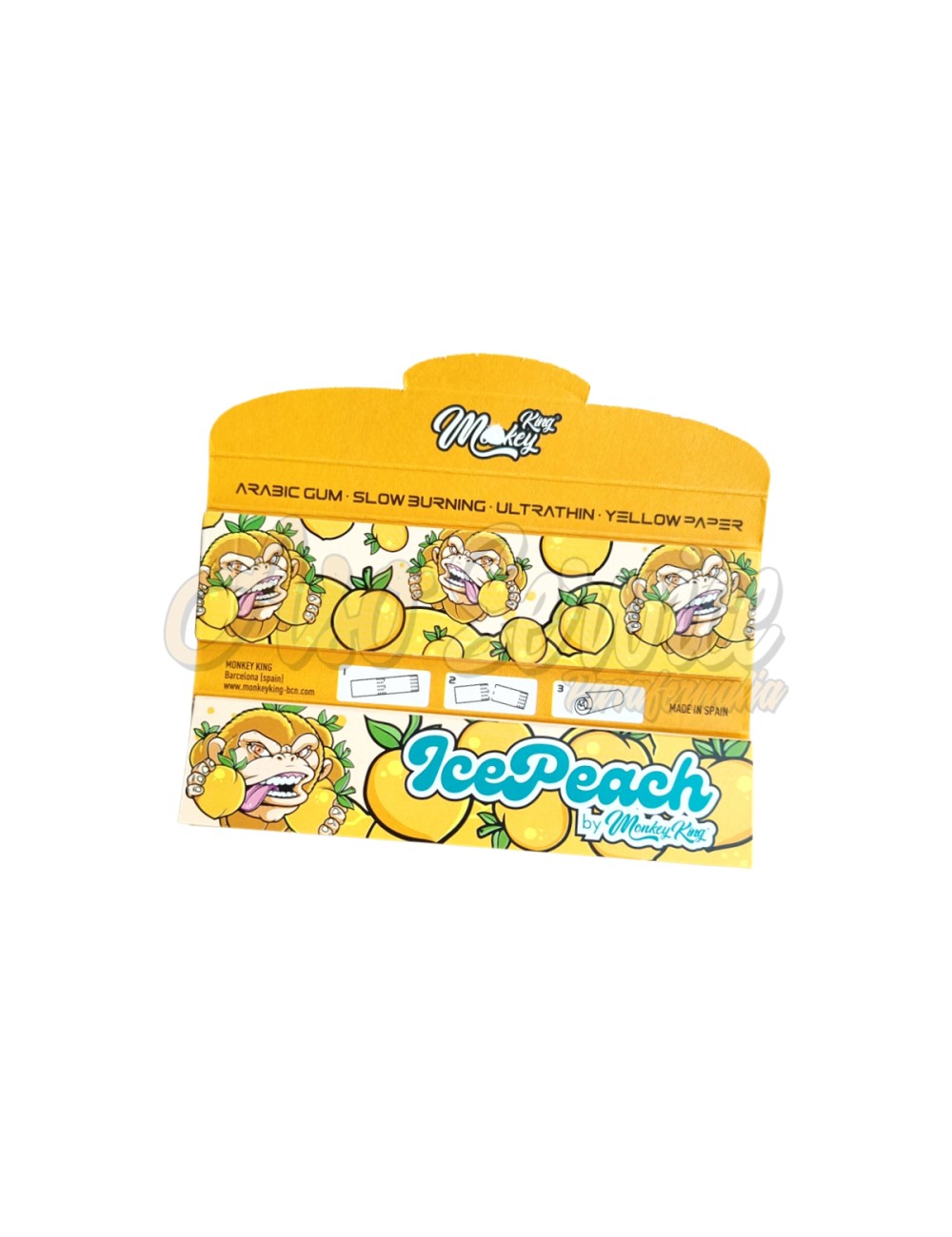 Papel Monkey King Size + Tips - PACK Peach librito Papel Monkey King Size + Tips - PACK Peach librito