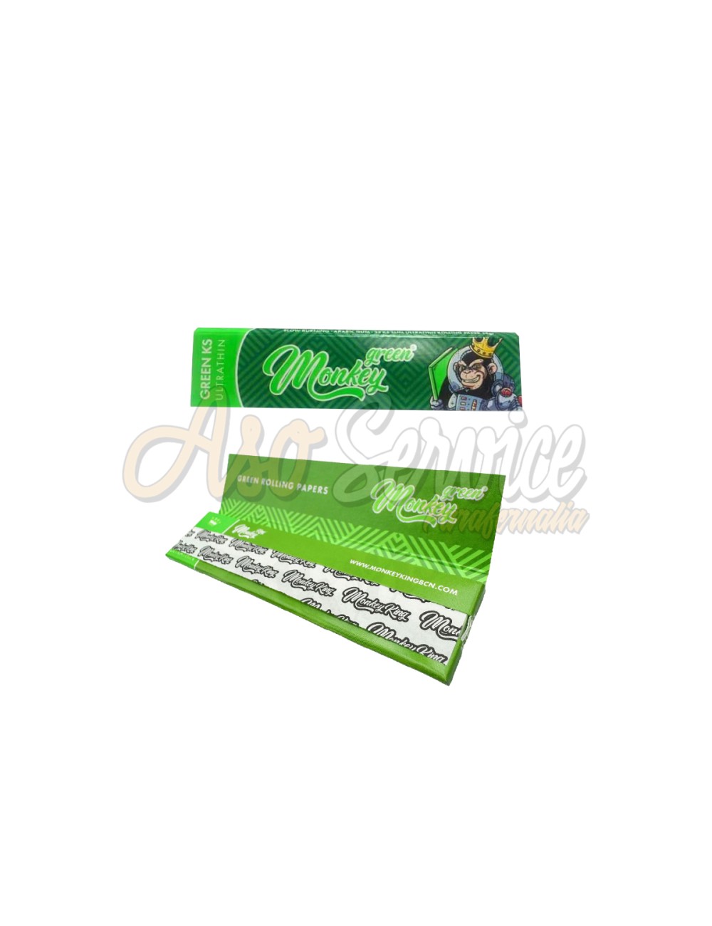 Papel Monkey King Size Green librito Papel Monkey King Size Green librito