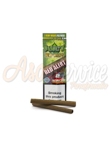 Papel Sabores (Juicy Hemp Wraps) Red Alert (Fresa) 2 blunts