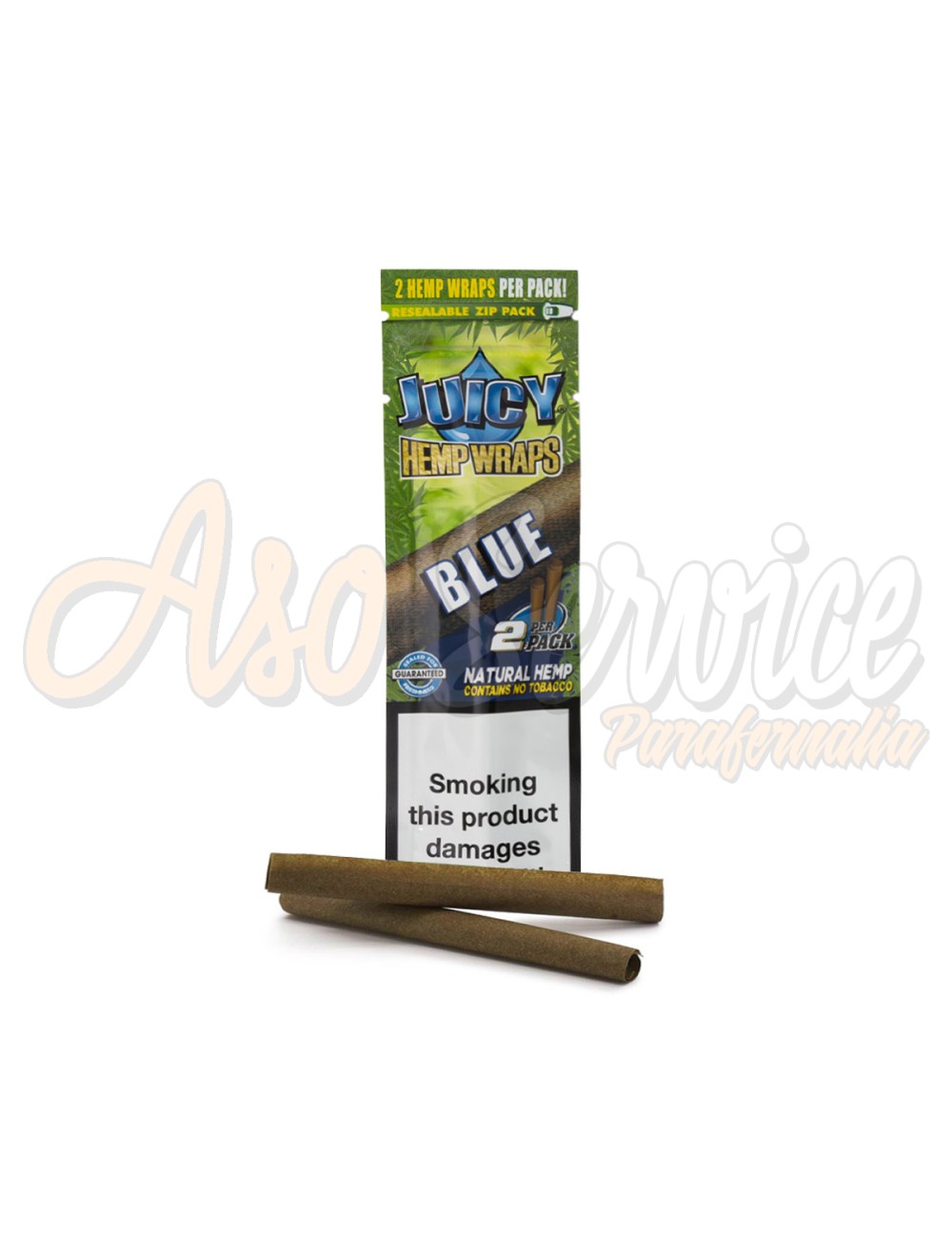 Papel Sabores (Juicy Hemp Wraps) Blue (Mora) 2 blunts