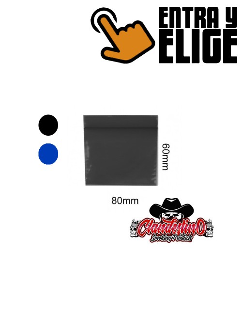 Bolsa Zip COLOR 80x60mm x 0,9mic (1.000uds) (Clandestino)