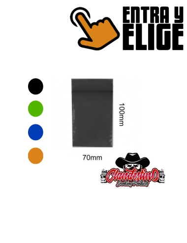 Bolsa Zip COLOR 70x100mm x 0,9mic (1.000uds) (Clandestino)