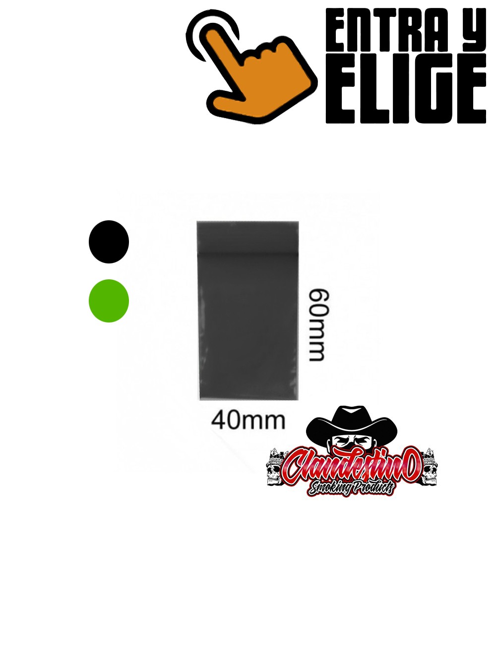 Bolsa Zip COLOR 40X60mm x 0,9mic (1.000uds) (Clandestino) Bolsa Zip COLOR 40X60mm x 0,9mic (1.000uds) (Clandestino)