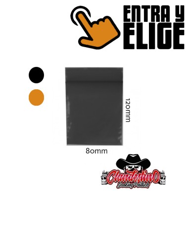 Bolsa Zip COLOR 80x120mm x 0,9mic (1.000uds) (Clandestino)